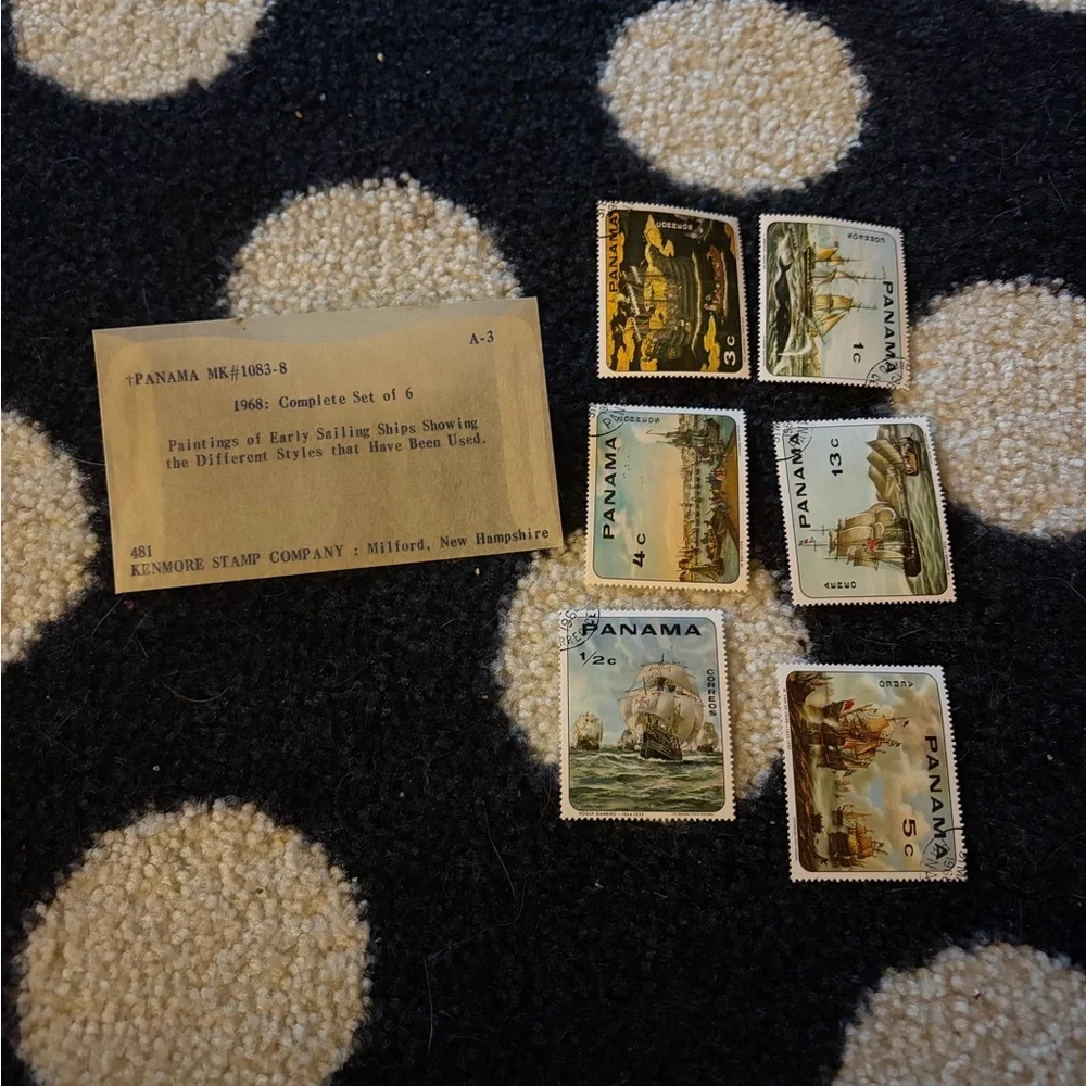 Vintage mint Panama postage stamps